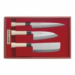 Coffret 3 Couteaux Japonais : Sashimi - Kodeba - Nakiri