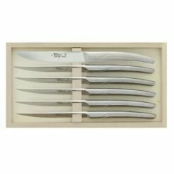 Coffret 6 Couteaux Table Thiers G. Chazeau Monobloc