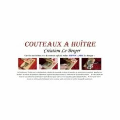 Coffret Couteau à Huitres Le Berger HIPPOCAMPE -VOS-COUTEAUX Soldes category coffret couteau a huitres le berger hippocampe 4