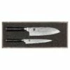 Coffret Japonais 2 Couteaux KAI Shun Damas - Santoku + Universel