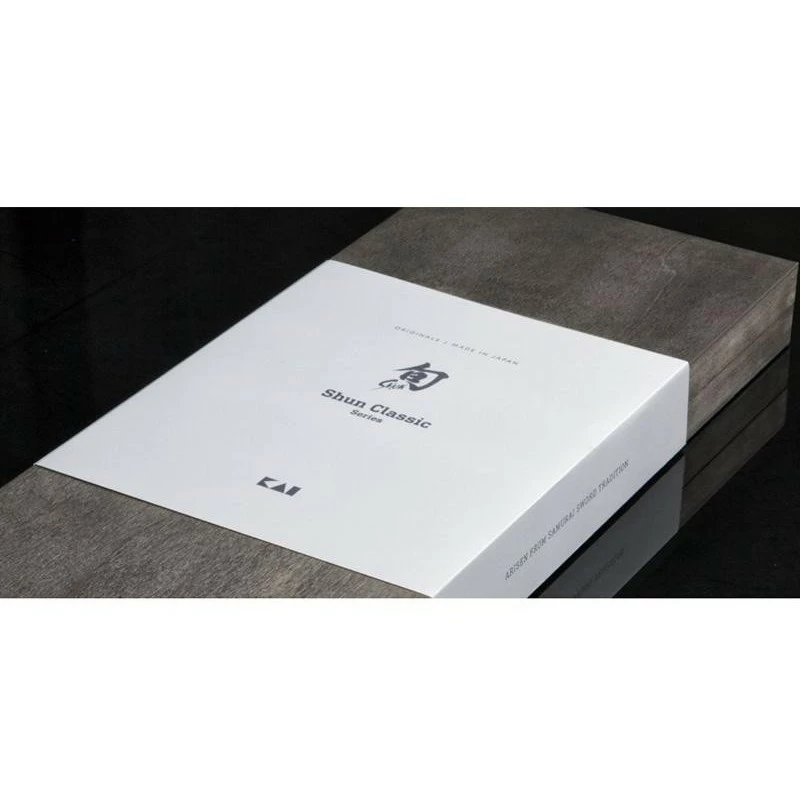 Coffret Japonais 2 Couteaux KAI Shun Damas - Santoku + Universel 5 Coffret Japonais 2 Couteaux KAI Shun Damas - Santoku + Universel â Image 3