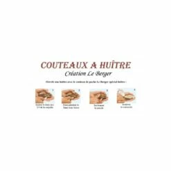 Couteau à Huitres Fermant - Le Berger -VOS-COUTEAUX Soldes category couteau a huitres fermant le berger 3