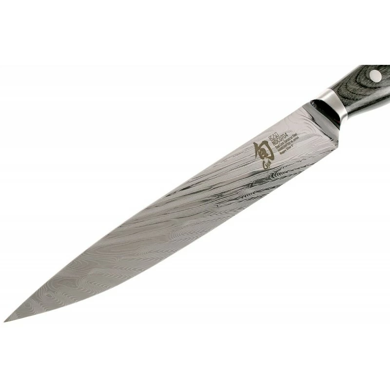 Couteau A Trancher Japonais KAI Shun Nagare - Damas 23cm 4 Couteau A Trancher Japonais KAI Shun Nagare - Damas 23cm – Image 2