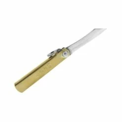 Couteau Higonokami Luxe Laiton 5.5cm Carbone