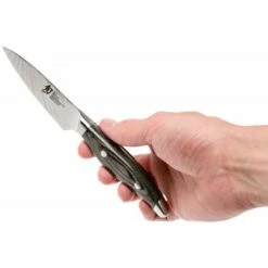 Couteau Japonais Office KAI Shun Nagare - Damas 9cm -VOS-COUTEAUX Soldes category couteau japonais office kai shun nagare damas 9cm 4