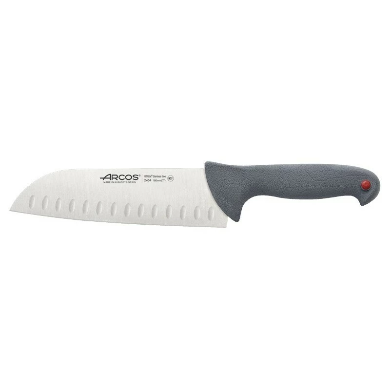 Couteau Santoku Alvéolé Arcos Colour Prof - 18cm 3 Couteau Santoku Alvéolé Arcos Colour Prof - 18cm