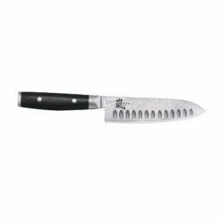 Couteau Santoku Alvéolé Yaxell RAN - Damas VG10 16,5cm