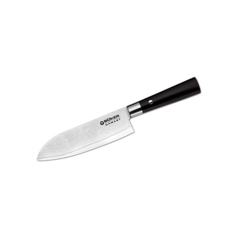 Couteau Santoku Boker Solingen - Damas VG10 17.2cm 4 Couteau Santoku Boker Solingen - Damas VG10 17.2cm â Image 2
