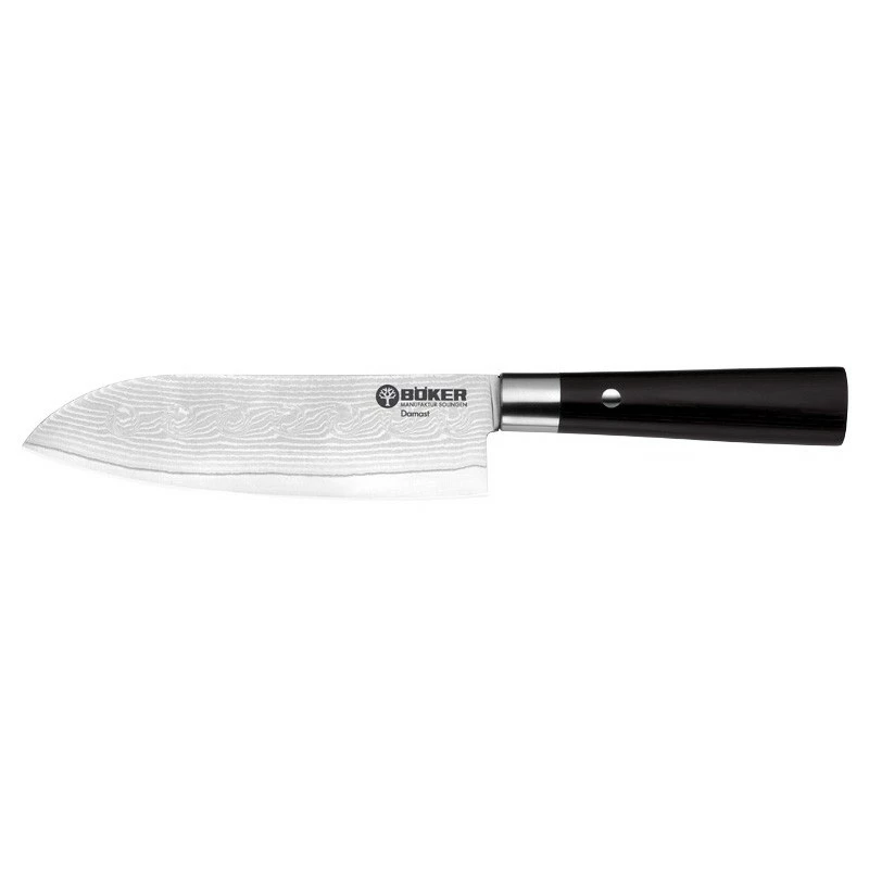 Couteau Santoku Boker Solingen - Damas VG10 17.2cm 3 Couteau Santoku Boker Solingen - Damas VG10 17.2cm