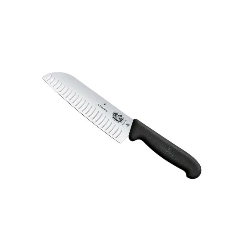 Couteau Santoku Victorinox Fibrox Alvéolé 17cm 4 Couteau Santoku Victorinox Fibrox Alvéolé 17cm – Image 2