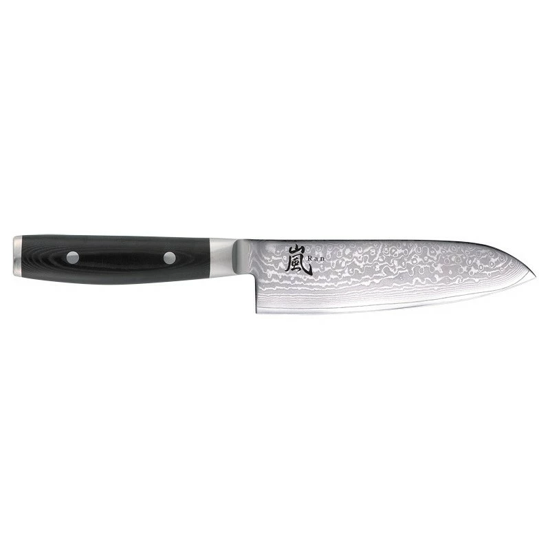 Couteau Santoku Yaxell RAN - Damas VG10 16,5cm 3 Couteau Santoku Yaxell RAN - Damas VG10 16,5cm
