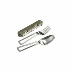 Couverts & Couteau De Camping - TB Baroudeur Kaki