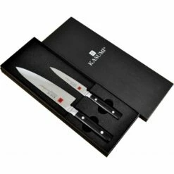 Coffret 2 Couteaux Damas Chef & Office - Kasumi Masterpiece