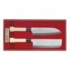 Coffret 2 Couteaux Japonais De Cuisine : Santoku + Nakiri