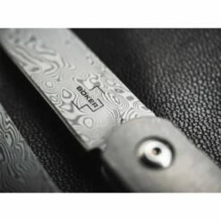 Couteau Böker Plus LFR Damascus - 8.6cm -VOS-COUTEAUX Soldes couteau boker plus lfr damascus 86cm 2