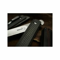 Couteau Böker Plus Wasabi CF - Tanto 7,2cm -VOS-COUTEAUX Soldes couteau boker plus wasabi cf tanto 72cm 3
