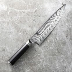 Couteau De Chef Japonais KAI Shun Damas - Lame Alvelolee 20cm