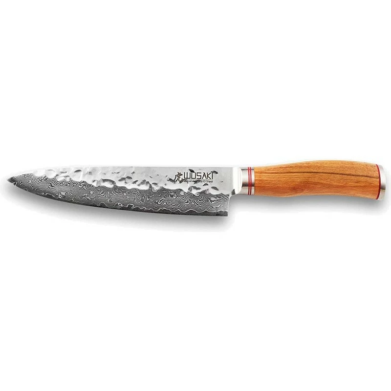 Couteau De Chef Japonais Wusaki Damas VG10 20cm 3 Couteau De Chef Japonais Wusaki Damas VG10 20cm