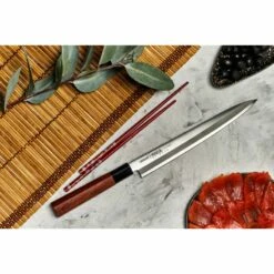 Couteau Japonais Yanagiba Samura OKINAWA - 24cm 11 Couteau Japonais Yanagiba Samura OKINAWA - 24cm -VOS-COUTEAUX Soldes couteau japonais yanagiba samura okinawa 24cm 3