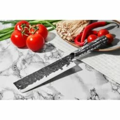 Couteau Nakiri Damas Samura METEORA - 17.3cm -VOS-COUTEAUX Soldes couteau nakiri damas samura meteora 173cm 4