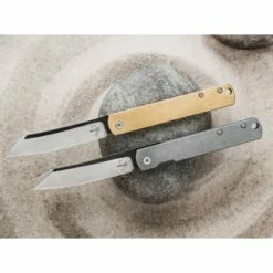 Couteau Pliant Boker Plus Zenshin 42 Brass - 7.5cm -VOS-COUTEAUX Soldes couteau pliant boker plus zenshin 42 brass 75cm 5