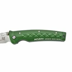 Couteau Pliant Damas Mcusta FUSION Vert 8.4cm -VOS-COUTEAUX Soldes couteau pliant damas mcusta fusion vert 84cm 3