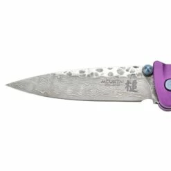 Couteau Pliant MCUSTA FUSION Damas Violet 8cm -VOS-COUTEAUX Soldes couteau pliant mcusta fusion damas violet 8cm 2
