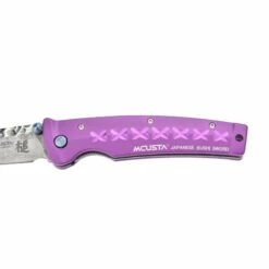 Couteau Pliant MCUSTA FUSION Damas Violet 8cm -VOS-COUTEAUX Soldes couteau pliant mcusta fusion damas violet 8cm 3