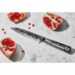 Couteau Santoku Damas Samura METEORA - 16cm -VOS-COUTEAUX Soldes couteau santoku damas samura meteora 16cm 3