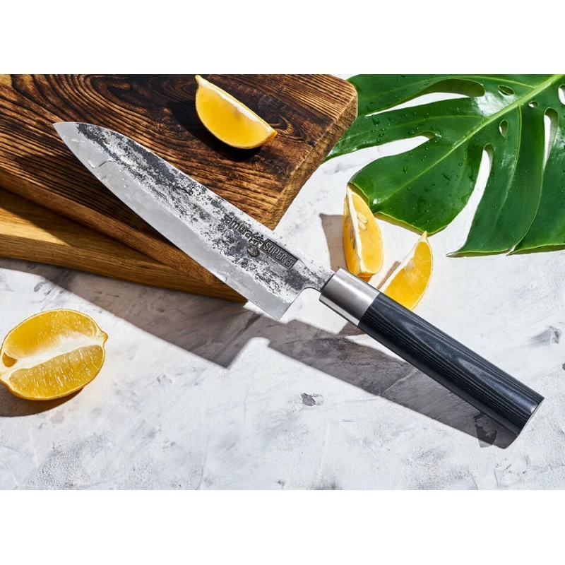 Couteau Santoku Samura SUPER 5 Damas - 18.2cm 4 Couteau Santoku Samura SUPER 5 Damas - 18.2cm – Image 2