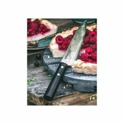 Couteau Utilitaire Japonais Samura DAMASCUS 67 - 15cm -VOS-COUTEAUX Soldes couteau utilitaire japonais samura damascus 67 15cm 2